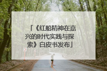《红船精神在嘉兴的时代实践与探索》白皮书发布