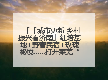 「城市更新 乡村振兴看济南」红培基地+野奢民宿+玫瑰秘境……打开莱芜“齐鲁情映山红片区”的破圈秘籍