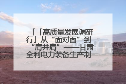 「高质量发展调研行」从“面对面”到“肩并肩”——甘肃全利电力装备生产制造项目一线见闻