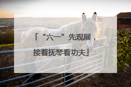 “六一”先观展，接着抚琴看功夫