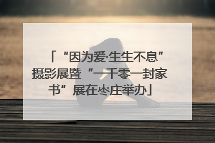 “因为爱·生生不息”摄影展暨“一千零一封家书”展在枣庄举办