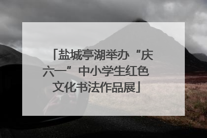 盐城亭湖举办“庆六一”中小学生红色文化书法作品展