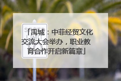 禹城：中菲经贸文化交流大会举办，职业教育合作开启新篇章