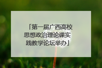 第一届广西高校思想政治理论课实践教学论坛举办