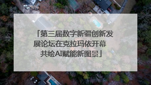 第三届数字新疆创新发展论坛在克拉玛依开幕 共绘AI赋能新图景