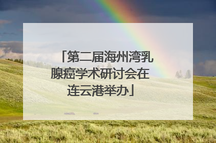 第二届海州湾乳腺癌学术研讨会在连云港举办