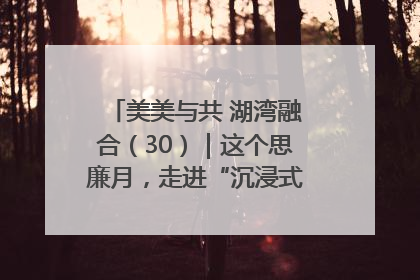 美美与共 湖湾融合（30）｜这个思廉月，走进“沉浸式”清风课堂