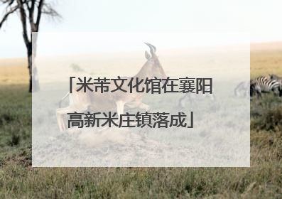 米芾文化馆在襄阳高新米庄镇落成