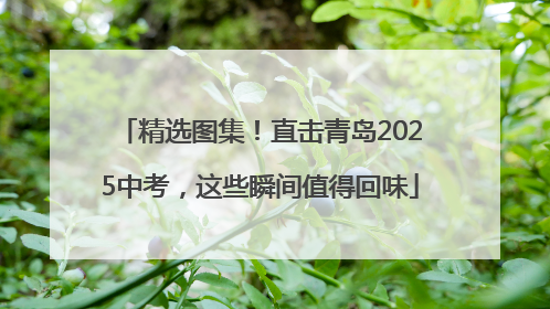 精选图集！直击青岛2025中考，这些瞬间值得回味