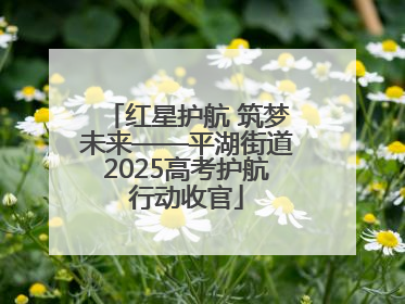 红星护航 筑梦未来——平湖街道2025高考护航行动收官
