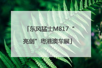 东风猛士M817“亮剑”粤港澳车展