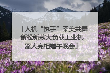 人机“执手”柔美共舞 新松新款大负载工业机器人亮相端午晚会