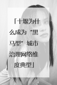 十堰为什么成为“黑马型”城市治理网络维度典型