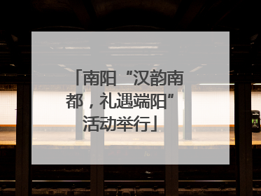 南阳“汉韵南都，礼遇端阳”活动举行
