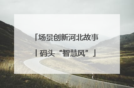 场景创新河北故事丨码头“智慧风”