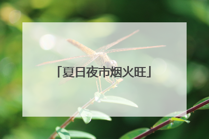 夏日夜市烟火旺