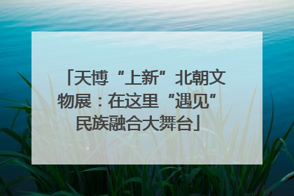 天博“上新”北朝文物展：在这里“遇见”民族融合大舞台