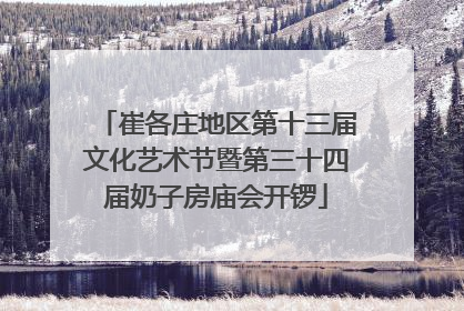 崔各庄地区第十三届文化艺术节暨第三十四届奶子房庙会开锣