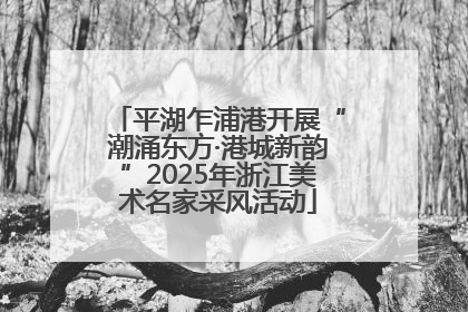 平湖乍浦港开展“潮涌东方·港城新韵”2025年浙江美术名家采风活动