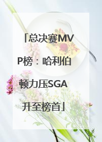 总决赛MVP榜：哈利伯顿力压SGA升至榜首