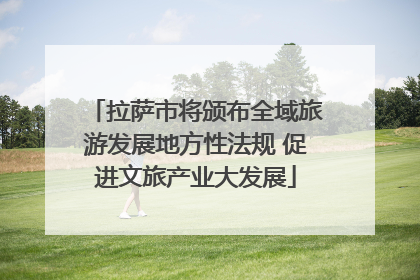 拉萨市将颁布全域旅游发展地方性法规 促进文旅产业大发展
