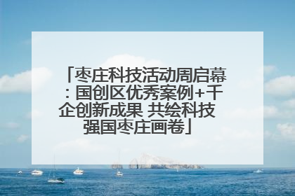 枣庄科技活动周启幕：国创区优秀案例+千企创新成果 共绘科技强国枣庄画卷