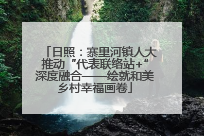 日照：寨里河镇人大推动“代表联络站+”深度融合——绘就和美乡村幸福画卷