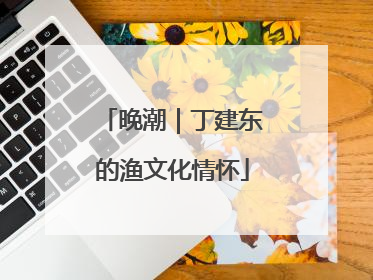 晚潮｜丁建东的渔文化情怀