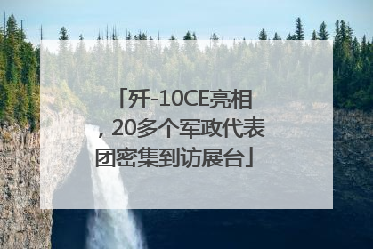 歼-10CE亮相，20多个军政代表团密集到访展台