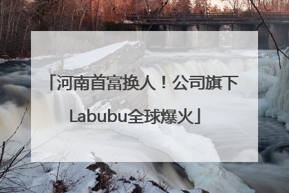 河南首富换人！公司旗下Labubu全球爆火