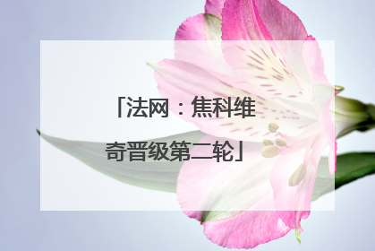 法网：焦科维奇晋级第二轮