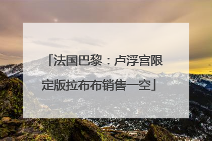 法国巴黎：卢浮宫限定版拉布布销售一空