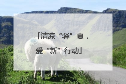 清凉“驿”夏，爱“新”行动