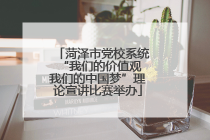 菏泽市党校系统“我们的价值观 我们的中国梦”理论宣讲比赛举办