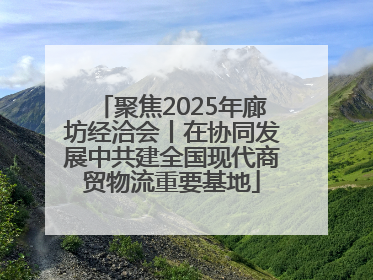 聚焦2025年廊坊经洽会丨在协同发展中共建全国现代商贸物流重要基地