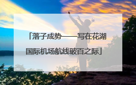落子成势——写在花湖国际机场航线破百之际