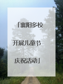襄阳多校开展儿童节庆祝活动
