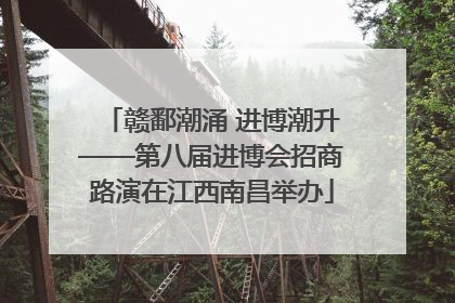 赣鄱潮涌 进博潮升——第八届进博会招商路演在江西南昌举办