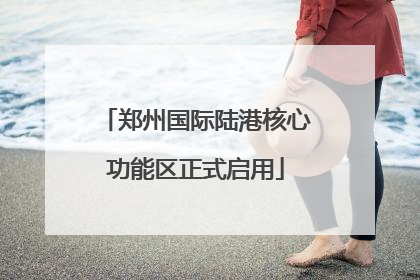 郑州国际陆港核心功能区正式启用