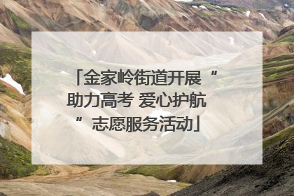 金家岭街道开展“助力高考 爱心护航”志愿服务活动