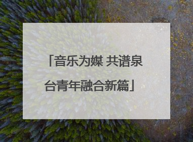 音乐为媒 共谱泉台青年融合新篇