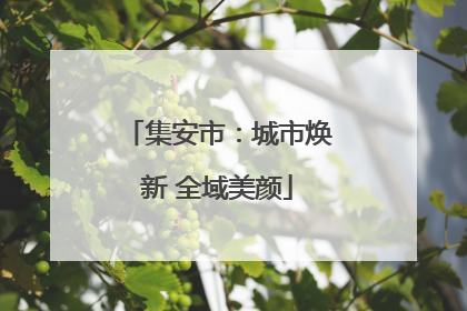 集安市：城市焕新 全域美颜