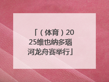 （体育）2025维也纳多瑙河龙舟赛举行