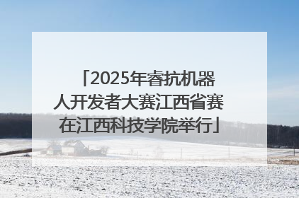 2025年睿抗机器人开发者大赛江西省赛在江西科技学院举行