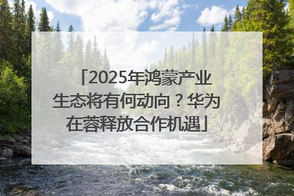 2025年鸿蒙产业生态将有何动向？华为在蓉释放合作机遇