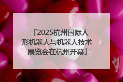 2025杭州国际人形机器人与机器人技术展览会在杭州开幕