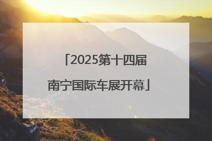 2025第十四届南宁国际车展开幕