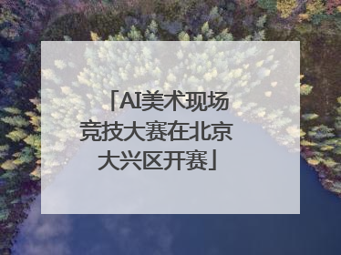 AI美术现场竞技大赛在北京大兴区开赛